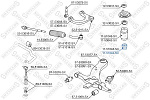1151042SX STELLOX 11-51042-SX_отбойник амортизатора заднего! Hyundai Getz 02