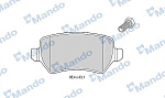 MBF015201 MANDO Колодки торм.зад.