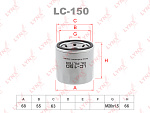 LC150 LYNXAUTO Фильтр масляный подходит для MAZDA 2(DL) 1.5 14> / 3(BM) 2.0 13> / 6(GJ) 2.0-2.5 13> / CX-3 2.0 15> / CX-5(KE/KF) 2.0-2.5 11> LC-150