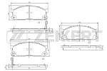 BS2137 ZEKKERT Колодки торм. диск. передн. Mazda E-Serie E2200 91-  Kia Besta 92-  K2700 99
