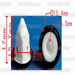 P370230 PATRON Фиксатор пластиковый