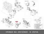 2521225020 HYUNDAI / KIA Ремень приводной