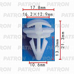 P370291 PATRON Зажим пластиковый