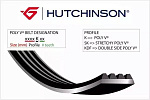 1425K6 HUTCHINSON (Производитель: HUTCHINSON) ремень приводной поликлиновой