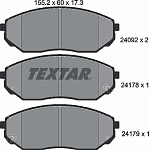 2409201 TEXTAR комплект колодок дисковых