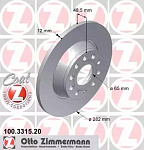 100331520 ZIMMERMANN Тормозной диск