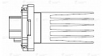 LFR0885 LUZAR Резистор э/вент. отоп. для а/м Hyundai/KIA Tuscon/Sportage (04-) (auto A/C) (тип Halla) (LFR 0885)