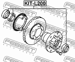 KITL200 FEBEST Подшипник ступичный передний ремкомплект 45.2x73.4x19.5