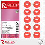 20842 ROSTECO Кольцо уплотнительное. Кольцо уплотнительное болтов крепления клапанной крышки VAG силикон (к-т 10 шт.)