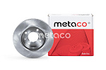 3050100 METACO Диск тормозной передний вентилируемый