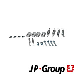 1164001410 JP GROUP Комплект монтажный тормозных колодок.