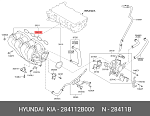 284112B000 HYUNDAI / KIA Прокладка коллектора HYUNDAI ()