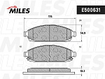 E500631 MILES Колодки тормозные передние (Смесь CERAMIC) JEEP COMMANDER 3.0-5.8 05-/GRAND CHEROKEE 2.7-5.7 00- (TRW GDB4136) E500631