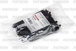 P25100B PATRON Комплект пластиковых хомутов 2.5 х 100 мм, 100 шт, нейлон, черные