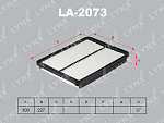 LA2073 LYNXAUTO Фильтр воздушный подходит для HYUNDAI Santa Fe III 2.4 12>, Sorento II 2.4 12> LA-2073