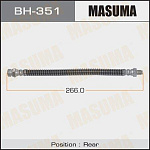 BH351 MASUMA Шланг тормозной MASUMA MMC- /rear/ Diamante In, Galante E37A, E38A, EA1A, Libero CB##, CD8W