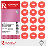 21907 ROSTECO Кольцо уплотнительное болтов крепления клапанной крышки силикон 15шт.
