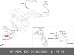 CSK050 MOBILETRON Датчик колен.вала Hyundai i10/i20/Kia Rio III 1.2 11-