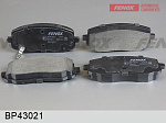 BP43021 FENOX Колодки тормозные дисковые | перед прав/лев |
