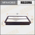MFAK363 MASUMA Фильтр воздушный
