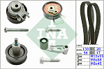 530008910 INA Ремень ГРМ зубчатый с роликами, комплект. VW Bora/Golf/Lupo 1.4-1.6