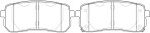 BP10457 SB NAGAMOCHI Колодки тормозные задние HYUNDAI H1 02-/iX55 3.0 08-/KIA CARNIVAL 06- BP10457