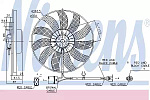 85763 NISSENS Вентилятор радиатора VOLKSWAGEN TOURAN  (1T1  1T2) (03-) 1.6 FSI