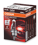 64193NBS OSRAM Лампа H4 12V 60/55W P43t NIGHT BREAKER SILVER +100% больше света 1 шт.