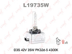 L19735W LYNXAUTO Лампа D3S 42V 35W PK32D-5, 4300K