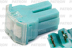 PFS100 PATRON Предохранитель блистер 1шт PFA Fuse (PAL312) 20A голубой 30x15.5x12.5mm