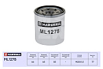 ML1278 MARSHALL Фильтр масляный Hyundai Solaris II 17-, Kia Ceed II, III 15-, Kia Picanto I-III 04-, Kia Rio III, IV 11-, Kia Stonic 17- (ML1278) ML1278