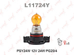 L11724Y LYNXAUTO Лампа накаливания [PSY24W 12V 24W PG20/4]
