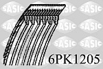 6PK1205 SASIC Ремень ручейковый