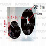 P370524 PATRON Гайка пластмассовая