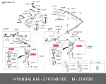 319704E100 HYUNDAI / KIA Топливный фильтр двигателя