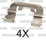 PSRK1312 PATRON Комплект монтажный тормозных колодок дисковых HYUNDAI: GRANDEUR 05 -, SONATA V 05 -