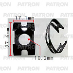 P372202 PATRON Скоба крепежная металлическая