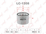 LC1208 LYNXAUTO Фильтр масляный