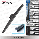 CWW24AC MILES Щетка стеклоочистителя зимняя 600 mm (крюк 9x3/9x4)