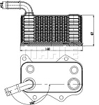CLC174000S MAHLE / KNECHT Масляный радиатор