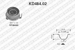 KD48402 NTN / SNR Ремень ГРМ [101x20] + ролик