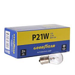 GY012221 GOOD YEAR Лампа накаливания автомобильная Goodyear P21W 12V 21W BA15s (коробка: 10шт.)